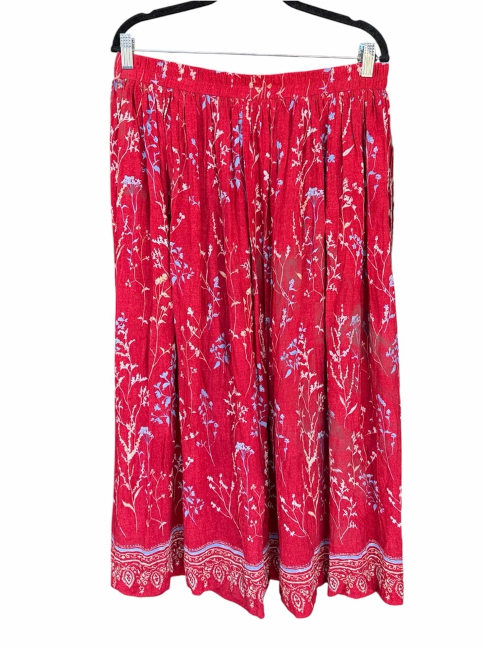 Stonebridge Women’s Floral Maxi Skirt - Comfortable Pleated Design